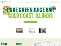 Website Pure Green - Juice Bar Gold Coast