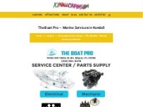 Website The Boat Pro – Marine Services in Kendall