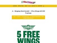 Website Wingstop West Kendall
