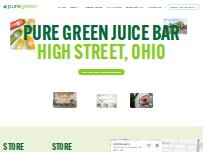 Website Pure Green - Juice Bar High Street