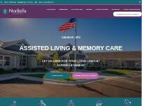 Website Screenshot NorBella Senior Living - Savage