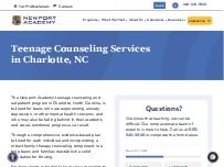 Website Newport Academy - Teen & Adolescent Outpatient