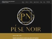 Website Pése Noir: Fine Jewelry & Body Piercings