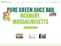 Website Pure Green - Juice Bar Roxbury