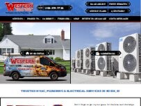 Website Western Heating, Air conditioning, Electrical and Plumbing
