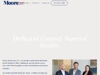 Website Moore Family Law, P.C.