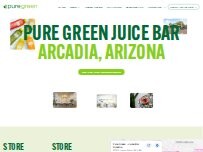 Website Pure Green - Juice Bar Arcadia