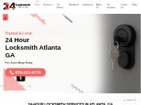 Website 24 Hour Locksmith Atlanta GA