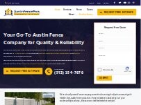 Website Austin Fence Pros - Installation & Replacement