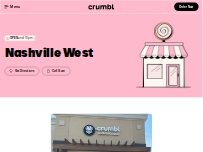 Website Crumbl - Nashville West