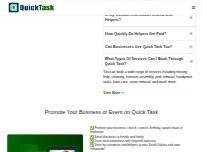 Website Quick Task