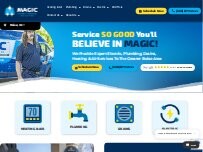 Website Magic Electric, Plumbing, Heating + Air