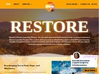 Website Mental Health Counseling | Restore Counseling Therapist