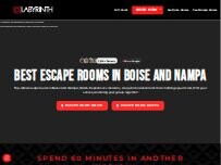 Website Labyrinth Escape Games Boise