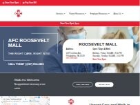 Website AFC Urgent Care Roosevelt Mall