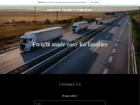 Website Screenshot Javion Family Freight