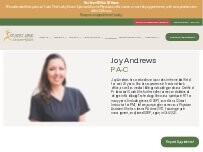 Website Screenshot Joy Andrews, PA-C