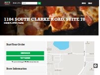 Website Screenshot Jet's Pizza
