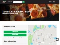 Website Screenshot Jet's Pizza
