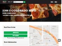 Website Screenshot Jet's Pizza