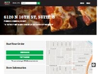 Website Screenshot Jet's Pizza