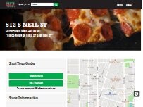 Website Screenshot Jet's Pizza