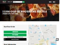 Website Screenshot Jet's Pizza