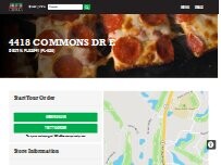 Website Screenshot Jet's Pizza
