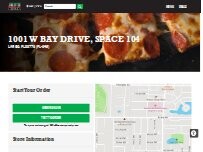 Website Screenshot Jet's Pizza