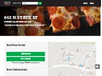 Website Screenshot Jet's Pizza