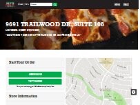 Website Screenshot Jet's Pizza