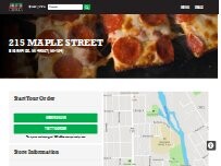 Website Screenshot Jet's Pizza