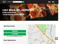 Website Screenshot Jet's Pizza