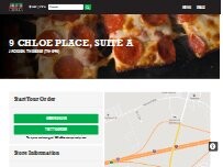Website Screenshot Jet's Pizza