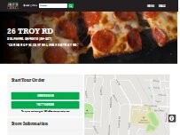 Website Screenshot Jet's Pizza