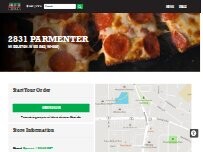 Website Screenshot Jet's Pizza