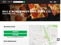 Website Screenshot Jet's Pizza