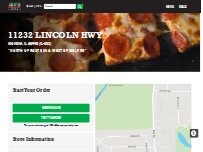 Website Screenshot Jet's Pizza