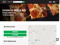 Website Screenshot Jet's Pizza