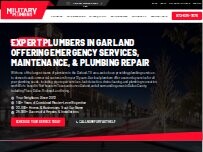 Website Screenshot Military Plumbing