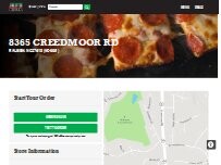 Website Screenshot Jet's Pizza