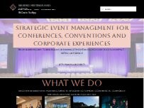 Website Screenshot Bibbero Meetings and Events, Inc.