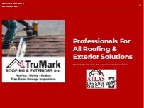 Website Screenshot TruMark Roofing And Exteriors Inc