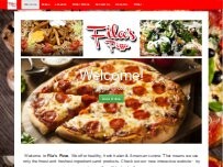 Website Screenshot Fila's Pizza