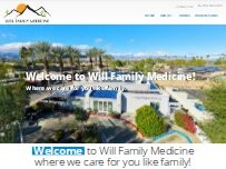 Website Screenshot Will Family Medicine