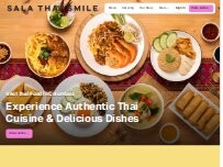Website Screenshot Sala Thai smile - Columbus