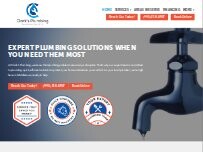 Website Screenshot CLARKS PLUMBING LLC
