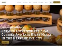 Website Screenshot Paradise Indian Cuisine