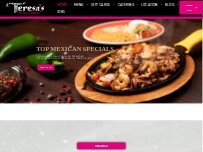 Website Screenshot Teresa's Mexican Restaurant