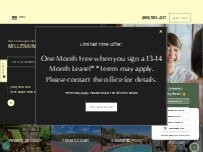 Website Screenshot Millenium Cove